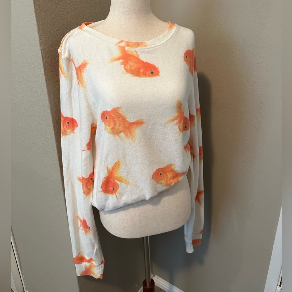 ❌SOLD❌ [Wildfox] Goldfish Sweatshirt